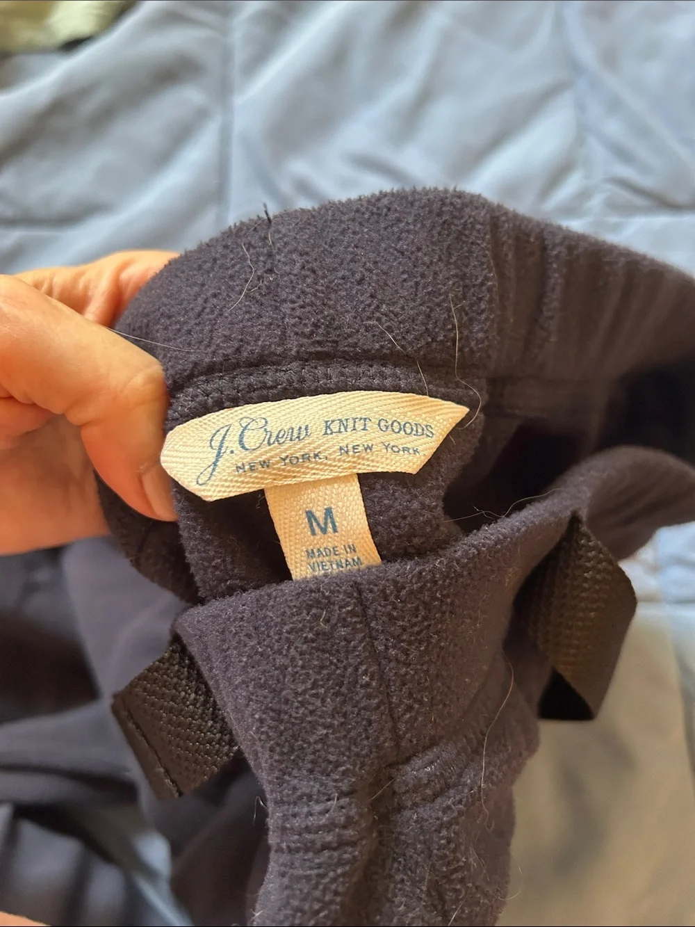 J. Crew Black Fleece Jogger Pants